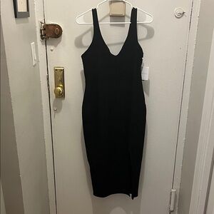 Fitted Dark Heather Grey Beyond Yoga Dress